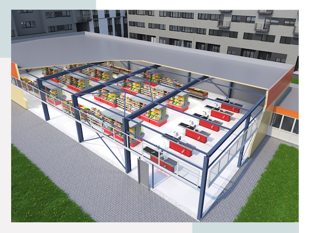 Строительство магазинов в Дедовск от 660 руб. за м²