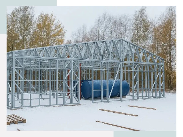 Металлические ангары в Дедовске