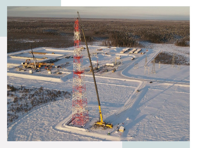 Мачты связи в Дедовске