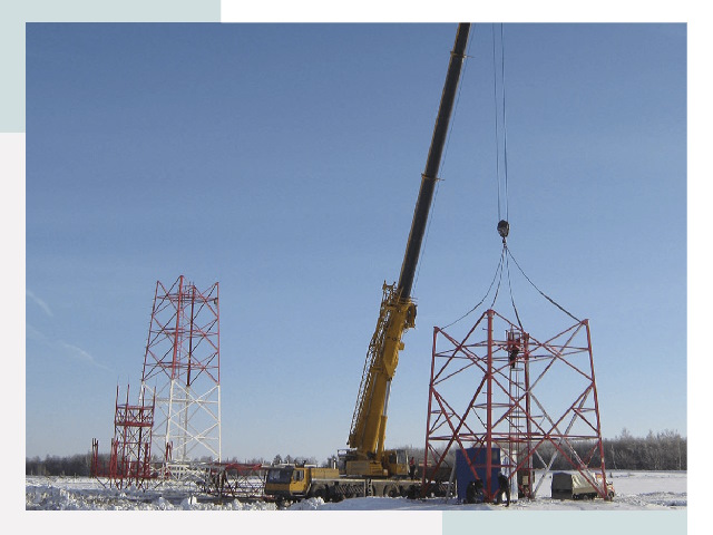 Монтаж вышек связи в Дедовске