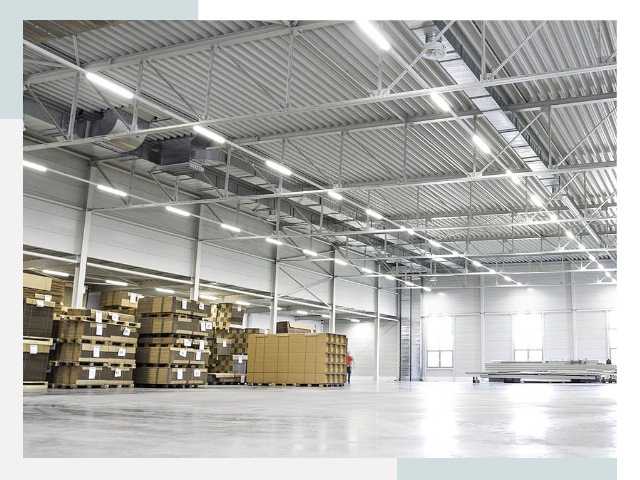 Освещение ангаров в Дедовске