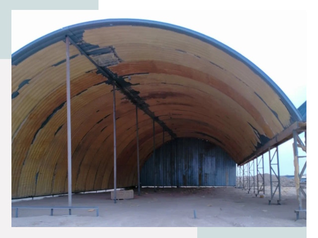 Реконструкция ангаров в Дедовске