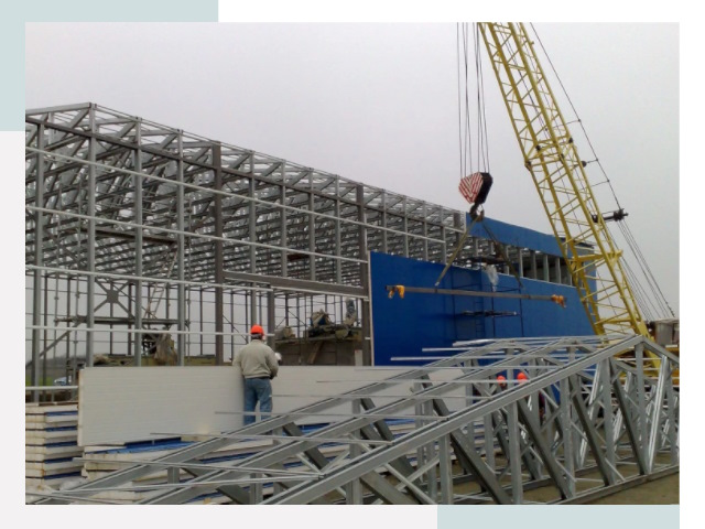 Монтаж ангаров в Дедовске